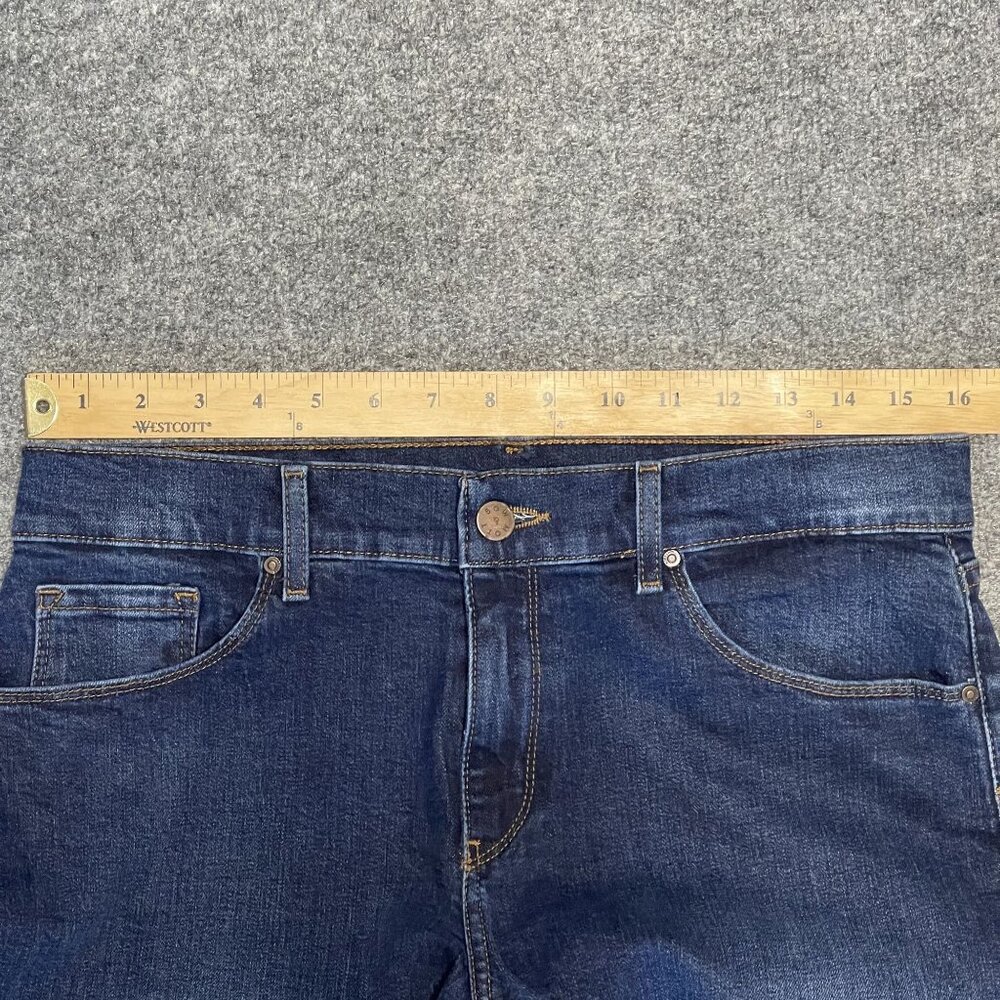 Mott & Bow Womens Boyfriend Jeans W30 L30 Dark Wash Stretch Denim - Picture 4 of 6
